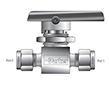 Two Way In-Line MB Series Ball Valves